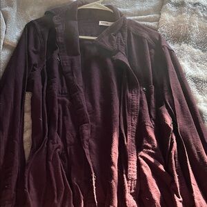 Sonoma mens Medium Maroon button down